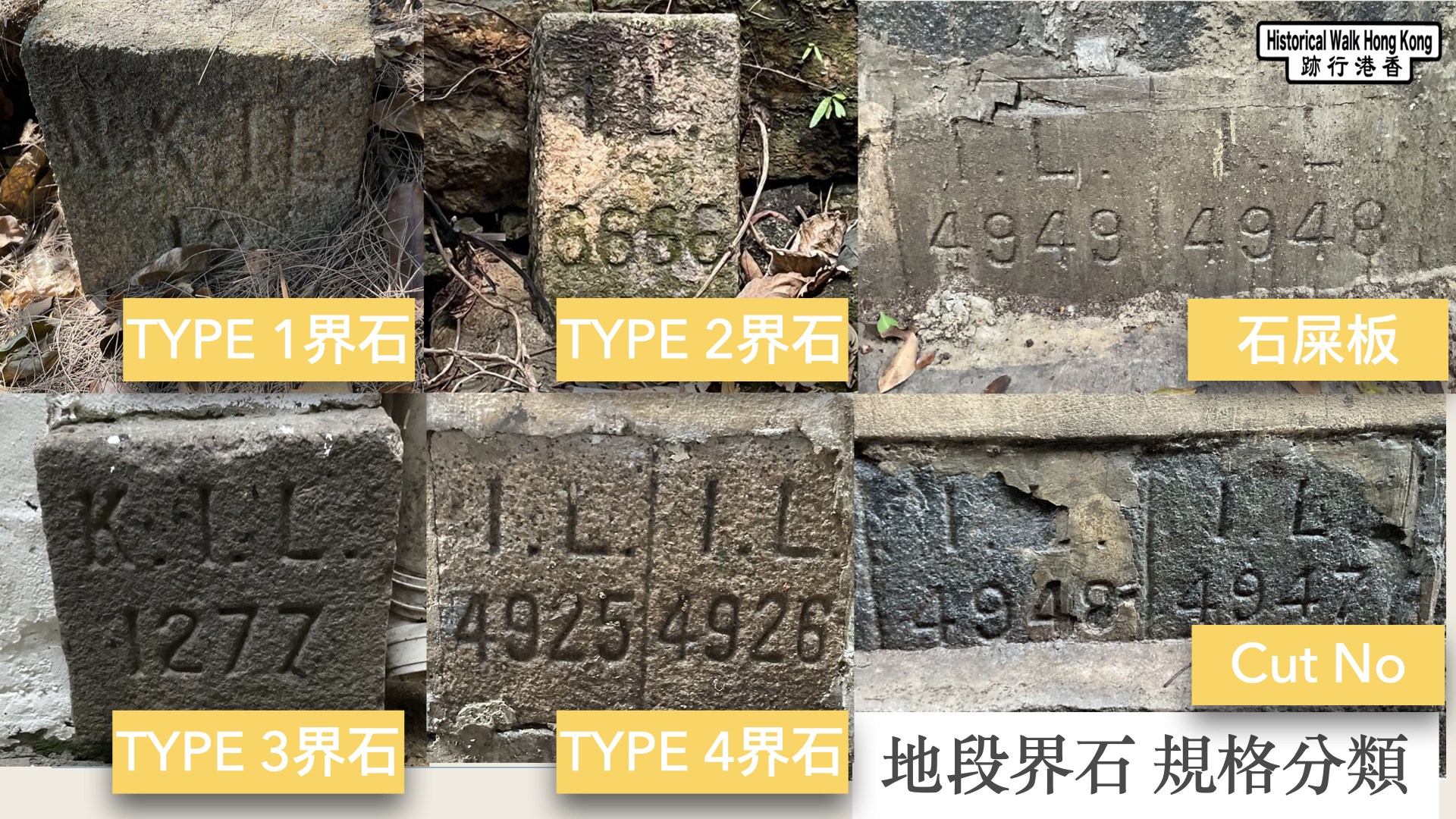 地段界石 / 界碑 (Boundary Stones / Boundary Marker) – 【香港行跡】